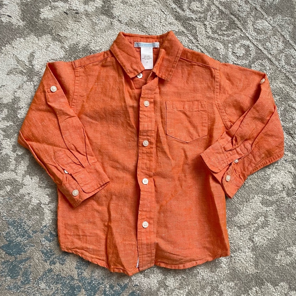 Janie and Jack Linen Shirt - EVERYTHING $5!